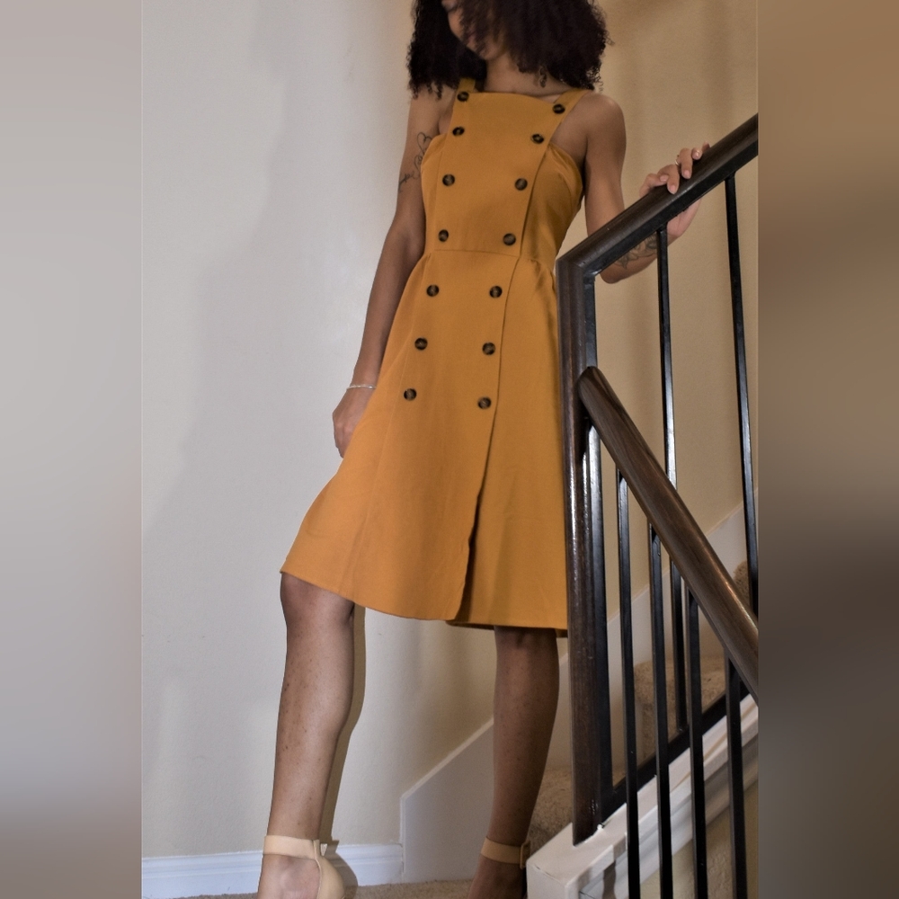 Square Neck Dress - image 1